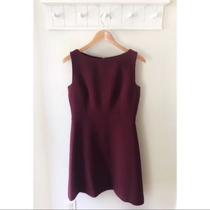Kate Spade A-line Maroon Dress Size 8
